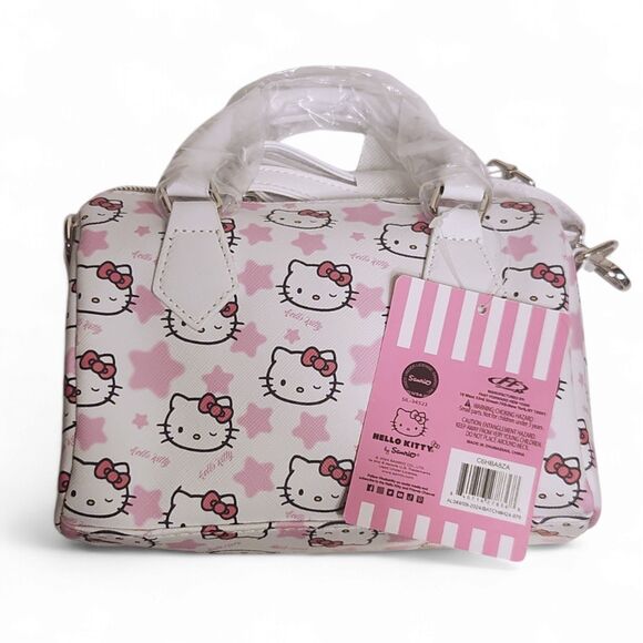 Hello Kitty Mini Purse Shoulder Bag – NWT, Sanrio, Zippered w/ Pink Satin - Picture 2 of 8